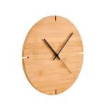 ESFERE Round shape bamboo wall clock Timber