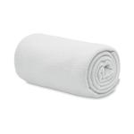 BOGDA RPET fleece blanket 130gr/m² White