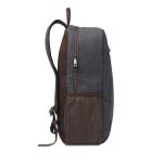 UMEA Laptop backpack in canvas Black