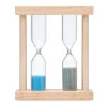 BI Set of 2 wooden sand timers Timber