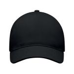 SINGA 5 panel baseball cap Black