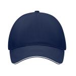 LONG BEACH SINGA 5 panel baseball cap Blue/white