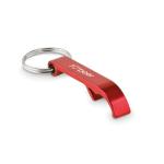 OVIKEY Recycled aluminium key ring Red