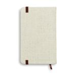 RUNDO + DIN A6 Notizbuch mit Canvas Beige