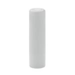 VEGAN GLOSS Vegan lip balm in recycled ABS White