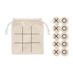 TOPOS Tic-Tac-Toe Spiel Beige