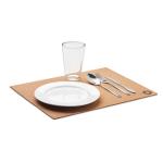 BUON APPETITO Placemat in cork Fawn