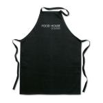 KITAB Kitchen apron in cotton Black