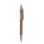 PUSHTON Carton barrel ball pen Flat silver