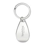 HANDY Bottle opener key ring Shiny silver