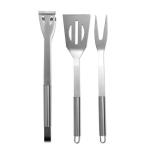 SHAKES 3 Barbecue tools in pouch Black