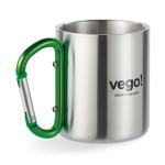 TRUMBO Metal mug & carabiner handle Green