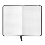 A5 notebook 96 squared sheets Black