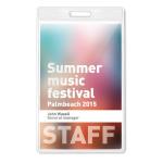 BADGO Transparent badge 7.5cmx12.5cm Transparent