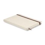 DIN A5 Notizbuch mit Canvas Beige