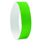  TYVEK One sheet of 10 wristbands Green