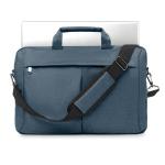 STOCKHOLM Laptop bag in 2 tone 360d Aztec blue