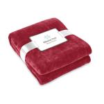 DAVOS Blanket flannel Burgundy