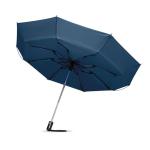DUNDEE FOLDABLE Reversibler Regenschirm Blau