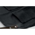 CHEF Apron in leather Black