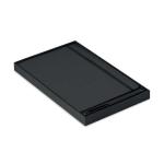 NEILO SET A5 notebook w/stylus 72 lined Black