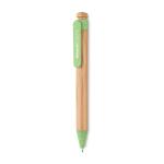 TOYAMA Bamboo/Wheat-Straw ABS ball pen Green