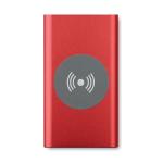 POWER&WIRELESS Wireless Power bank 4000mAh Red