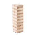 PISA Tower game in cotton pouch Timber