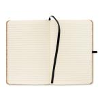 SUBER A5 cork notebook 96 lined Black