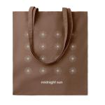 COTTONEL COLOUR++ 180gr/m² cotton shopping bag Brown