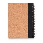 SONORA PLUSCORK Cork notebook with pen Black