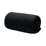 MUSALA RPET RPET fleece travel blanket Black