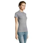 PRIME WOMEN PRIME DAMEN POLO 200g, Grau Melange Grau Melange | L