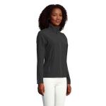 RACE WOMEN SOFTSHELL ZIP, black Black | L