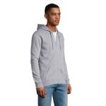 STONE UNI HOODIE 260g, Grey melange Grey melange | XS