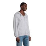 SPIKE MEN ZIP HOODIE SWEAT, Grey melange Grey melange | S