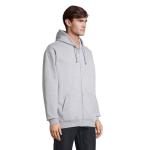 CARTER Full Zip Hoodie, Grey melange Grey melange | XXS