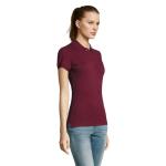 PASSION WOMEN POLO 170g, burgundy Burgundy | L