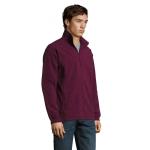 NORTH MEN Fleece-Jacke, bordeaux Bordeaux | XS