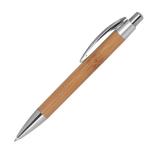 Bamboo ballpen with sharp clip Fawn