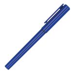 Plastic rollerball pen with ink Aztec blue