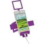 Mobile phone holder Cross Purple