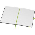 A5 notebook with coloured engraving Apple green