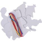 Ornament Set of scratch paper Multicolor
