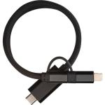 magnetic quick-charging cable Black