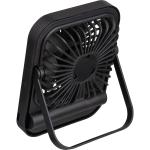 Table fan with rechargeable battery Black