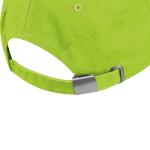 6-panel sandwich baseball cap Apple green
