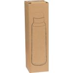 Thermos flask with wooden cap 500 ml White