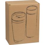 Set of drinking cup and vacuum flask HECTOR Fawn