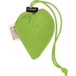 Faltbare Einkaufstasche aus Baumwolle Apfelgrün